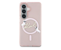 Karl Lagerfeld Etui KC Script MagSafe do Galaxy S26 różowy - 1522714 - zdjęcie 2